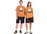 Maglietta Kurzarm Colorata Timberland Stack Logo Arancione Xl Mann Arancione Xl