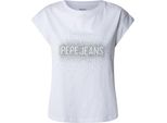 Pepe Jeans Raya - Maglietta A Maniche Corte Bianco M Donna Bianco M