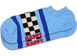 Happy Socks Calzini Invisibili A Righe A Quadri Multicolore Eu 41-46 Uomo Multicolore Eu 41-46