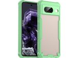 Custodia Protettiva Per Google Pixel 8, Retro Traslucido Opaco, Custodia Bumper In Tpu Verde