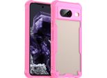 Custodia Protettiva Per Google Pixel 8, Retro Traslucido Opaco, Custodia Bumper In Tpu Rosa