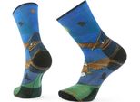 Smartwool Hike Targeted Cushion Eagle Print Crew Socken Blau Eu 38-41 Mann Blau Eu 38-41