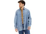 Diesel Simply Camicia A Maniche Lunghe Blu S Uomo Blu S
