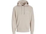 Jack & Jones Felpa Con Cappuccio Sequoia Beige L Uomo Beige L