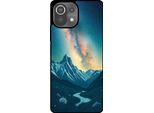 Smartphonica Custodia Per Telefono Adatta A Xiaomi 11 Lite Con Impronta Di Cielo Stellato - Custodia Backcover In Tpu Con Design Spaziale E A Forma Di Via Lattea