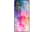 Smartphonica Custodia Per Telefono Adatta A Xiaomi 12T / 12T Pro Con Stampa In Marmo - Custodia Posteriore In Tpu Con Design In Marmo - Arcobaleno