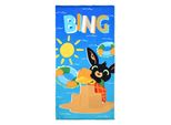 Telo Mare Bing Bunny - Telo Bagno Bing Bunny - 70 X 140 Cm - 100% Poliestere - Assorbente