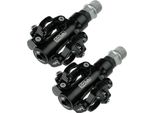 Sqlab 511 Pedali Clipless Per Mountain Bike Neri Taglia S (Lunghezza Asse -5 Mm) - Design Ergonomico Per Una Posizione Naturale Del Piede, Compatibile Con Il Sistema Spd, Ideale Per I Piccoli Numeri Di Scarpe E Le Distanze Tra Le Ossa Del Sedere