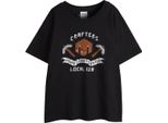 Minecraft - T-Shirt Per Ragazzi A Maniche Corte NS8159 (116) (Nero)