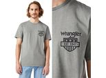 Wrangler Herren, Maglietta Graphic Tee, M, Grau, Sport, Tshirt, Camicia