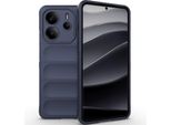 Custodia Per Xiaomi Redmi Note 14 4G Custodia Protettiva In Silicone Tpu Morbido Antiurto Blu Scuro