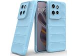 Custodia Per Motorola Edge 50 Neo Custodia Protettiva In Silicone Tpu Morbido Antiurto Blu