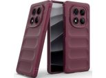 Custodia Per Xiaomi Redmi Note 14 Pro 4G Custodia Protettiva In Silicone Tpu Morbido Antiurto Prugna
