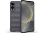 Custodia Per Samsung Galaxy S25 Edge Custodia Protettiva In Silicone Tpu Morbido Antiurto Grigio Scuro