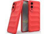 Custodia Per Samsung Galaxy S25 Edge Custodia Protettiva In Silicone Tpu Morbido Antiurto Rosso