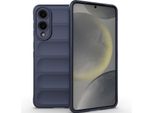 Custodia Per Samsung Galaxy S25 Edge Custodia Protettiva In Silicone Tpu Morbido Antiurto Blu Scuro