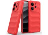 Custodia Per Xiaomi Redmi Note 14 4G Custodia Protettiva In Silicone Tpu Morbido Antiurto Rosso