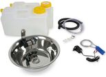 230V Lavello Da Campeggio 28 Cm Set Tecnologico Kit Lavabo Lavello Camper