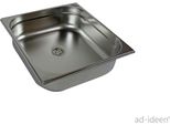 Lavello In Acciaio Inox Lavandino Da Campeggio + Scarico 354X325X100 Camper