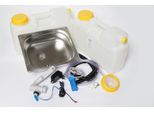 230V Mini Cucina Da Campeggio Cucina Kit Blocco Lavello 325X265X100Mm Barwig Grigio