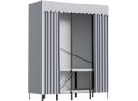 Armadio Tolletour 138 X170 X 48 Cm Armadio Moderno In Tessuto Con Asta Appendiabiti Armadio Pieghevole Antipolvere