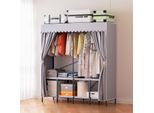 Armadio Tolletour 158 X170 X 48 Cm Armadio Moderno In Tessuto Con Asta Appendiabiti Armadio Pieghevole Antipolvere