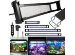 Tolletour 45-60Cm Led Acquario Luce Lampada Pesci D'acqua Dolce Spettro Completo