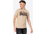 T-Shirt Uomo Regular Fit Cotha Sand/Black/Red S Lonsdale