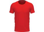 Maglietta Girocollo Stedman Stars Da Uomo Clive AB384 (3XL) (Scarlet)