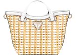 Handtasche für Damen in weiß