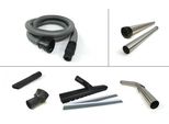 Set Tubo Flessibile Con Manicotto + Impugnatura + Tubo + Ugello Kallefornia K657E-Kit Adatto Per Metabo Asr 35 L Acp