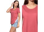 Mustang Damen, Maglietta Alice, S, Rosa, Sportiva, Tshirt, Camicia