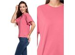 Mustang Damen, Maglietta Alina C, S, Rosa, Sport, Tshirt, Camicia