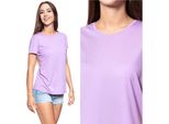 Mustang Damen, Maglietta Alina C, S, Lila, Sportiva, Tshirt, Camicia