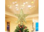 Led Albero Di Natale Topper Stella Albero Di Natale Topper Albero Con Luce Proiettore