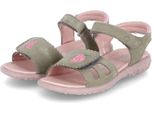 Sandali Ricosta Per Bambine Mima In Pelle Scamosciata Verde Rosa Misura: 31