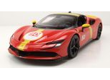 Bburago 16021RD Ferrari SF90 Stradale Assetto Fiorano #50 Rot 1:18