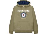 Lambretta - Felpa Con Cappuccio "AW24"" Da Uomo LB201 (4XL) (Verde Cachi)"