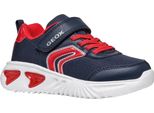 Geox - Scarpe Da Ginnastica "Assister B.C"" Per Ragazzi FS11129 (32 Eu) (Blu Navy/Rosso)"