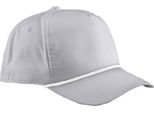 Beechfield - Berretto Da Baseball RW10628 (Taglia Unica) (Grigio Chiaro/Bianco)