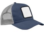 Beechfield - Cappello Trucker Applicazioni Per Uomini/Donne Unisex PC7746 (Taglia Unica) (Grigio Blu/Grigio Chiaro)