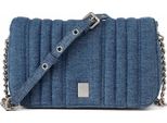 Replay Borsa A Tracolla Shoulder Bag With Flap Blu Denim