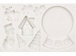 Pentart Silicone Mould Stampo Per Colata, Decorazione Globo Di Neve