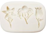 Pentart Silicone Stampo Per Colata, 3 Fiori