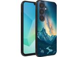 Smartphonica Custodia Per Telefono Adatta A Samsung Galaxy A16 Con Impronta Di Cielo Stellato - Custodia Backcover In Tpu Con Design Spaziale E A Forma Di Via Lattea