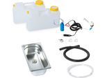 12V Mini Cucina Da Campeggio Cucina Kit Blocco Lavello 325X176X100Mm Novo W Promozione