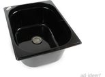 Lavello Di Design In Acciaio Inox + Scarico Lavello Da Campeggio T3 T4 T5 T6 Vito