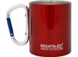 Tazza Regatta Great Outdoors In Acciaio Inox Con Gancio A Moschettone RG535 (Taglia Unica) (Rosso)
