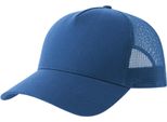 Atlantis - Cappello Trucker "Rapper"" Sostenibile AB700 (Taglia Unica) (Grigio Scuro/Blu Reale)"