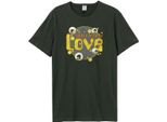 Amplified - Maglietta "All You Need Is Love"" Per Uomo/Donna Unisex GD2127 (M) (Charcoal)"